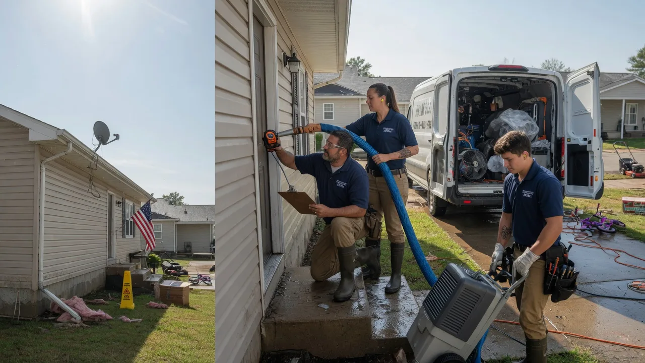 Ceiling Water Damage Restoration in Mount Auburn, IL near me